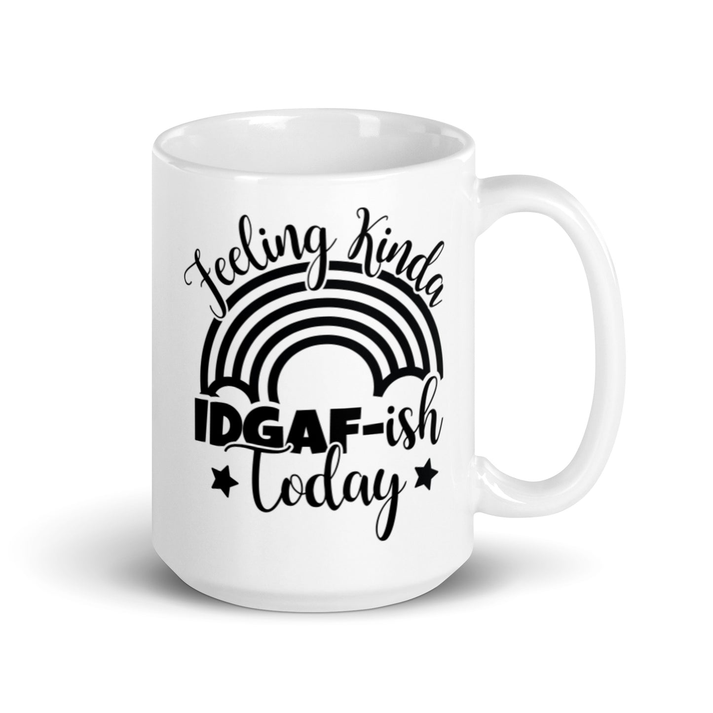 Feeling Kinda White glossy mug
